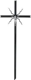 krzyz-metalowy-na-cmentarz-krzyz-cmentarny-producent-175cm-m5-czarny