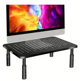 stolik-podstawka-pod-monitor-laptopa-polka-czarna-na-biurko-z-regulacja