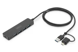 hub-usb-3-0-koncentrator-4-portowy-slimline-usb-a-adapter-usb-c-12m-5gbp
