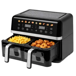 frytkownica-beztluszczowa-dwukomorowa-10l-2800w-aero-twin-air-fryer-czarna