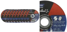 norton-tarcza-do-metalu-inox-125x1-norton-starline-10szt-tarcze-zestaw-10el