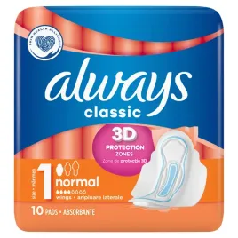always-podpaski-ze-skrzydelkami-classic-normal-rozmiar-1-x10