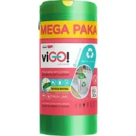 vigo-eko-worki-ld-z-tasma-zielone-limonka-60-l-30szt