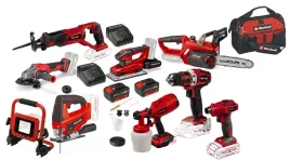 einhell-zestaw-elektronarzedzi-pxc-18v-szlifierka-2x4ah-wkretarka-lampa