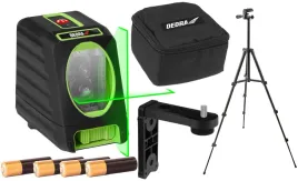 dedra-laser-krzyzowy-poziomica-30m-zielony-statyw