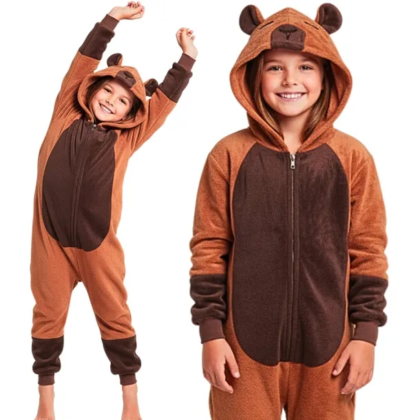 Strój KAPIBARA XL 140 cm KOMBINEZON Piżama DRES Kostium HALLOWEEN