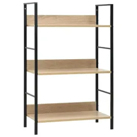 regal-z-3-polkami-kolor-debowy-60x276x905-cm-plyta-wiorowa