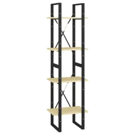 4-poziomowy-regal-na-ksiazki-40x30x140-cm-drewno-sosnowe