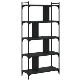 5-poziomowy-regal-na-ksiazki-czarny-76x32x158-cm