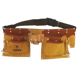 topex-pas-narzedziowy-monterski-11-kieszeni-skora