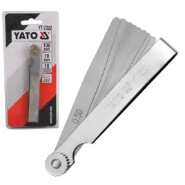 yato-szczelinomierz-100mm-10-listkow-pomiarowych-grubosc-005-05mm-yt-7222