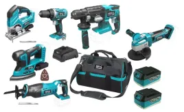 dedra-zestaw-elektronarzedzi-sas-18v-2x5-ah-szlifierka-torba-pila-wiertarka