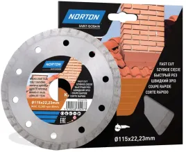 norton-tarcza-diamentowa-115mm-ciagla-cegla-dachow