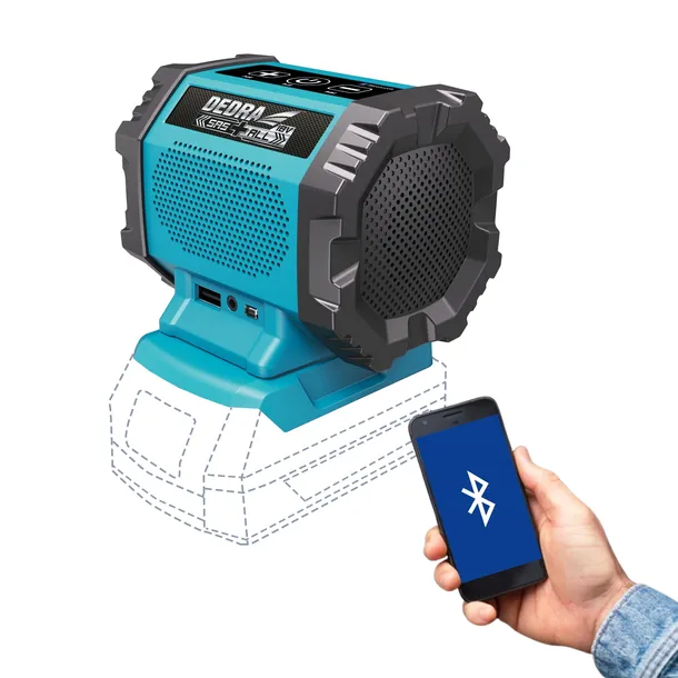 glosnik-bluetooth-akumulatorowy-18v-dedra-2ah-marka-dedra
