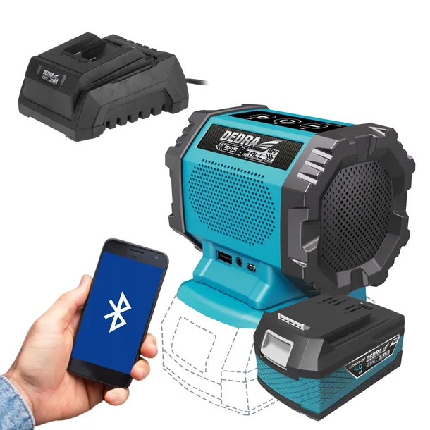 glosnik-bluetooth-akumulatorowy-18v-dedra-4ah-stan-nowy-seria-sas-all