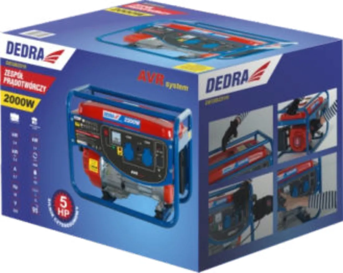 dedra-agregat-pradotworczy-generator-2000-degb2510-stan-nowy