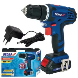 dedra-wiertarko-wkretarka-12v-15ah-led-wbudowana-poziomica-walizka-ded7875
