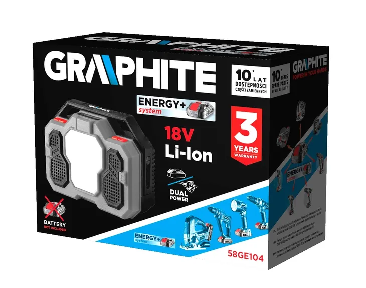 graphite-radio-budowlane-bluetooth-led-18v-6ah-stan-nowy-marka-graphite