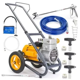 agregat-malarski-pistolet-hydrodynamiczny-1500w-dysze-waz-przedluzka