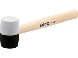 yato-mlotek-gumowy-czarno-bialy-z-drewnianym-trzonkiem-340-g-yt-4601