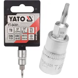 yato-klucz-trzpieniowy-torx-1-4-t8-l37mm-klucz-nasadowy-yato-yt-04301