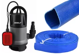 dedra-pompa-zanurzeniowa-wody-czystej-brudnej-550w-11000l-h-waz-pcv20m1