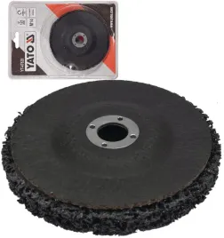 yato-szczotka-sciernica-tarczowa-125mm-wloknina-do-rdzy-gwint-m14-yt-47820