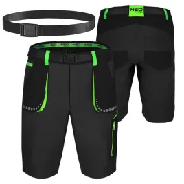 neo-krotkie-spodenki-robocze-premium-4-way-stretch-czarne-pasek-81-277-l