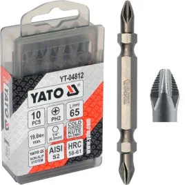 yato-groty-precyzyjne-koncowki-obustronne-do-wkretarki-ph2x65-10szt-y-04812