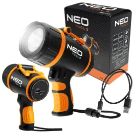 neo-latarka-led-lampa-szperacz-1000lm-5w-350m-kabel-power-bank-4400mah