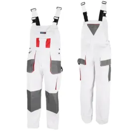 dedra-spodnie-ochronne-ogrodniczki-robocze-biale-190g-m2-bh4so-roz-xxl-58