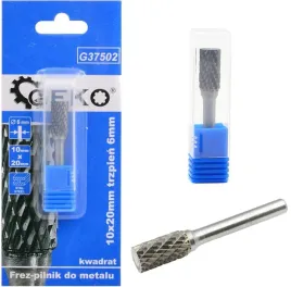 geko-frez-pilnik-do-metalu-z-weglika-wolframu-10x20mm-trzpien-6mm-kwadrat