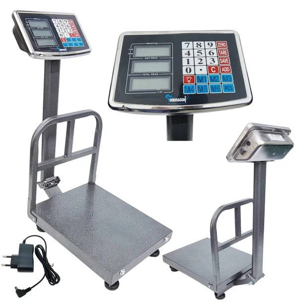 WAGA MAGAZYNOWA PRZEMYSŁOWA TOWAROWA SKLEPOWA PLATFORMOWA MOCNA LCD 150KG