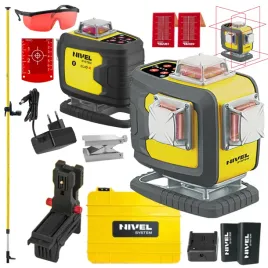 nivel-system-laser-krzyzowy-4d-czerwony-cl4d-r-walizka-akces-tyczka-lp-36