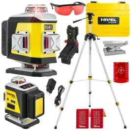 nivel-system-laser-krzyzowy-4d-czerwony-cl4r-walizka-akces-statyw-sjjm1ex