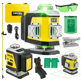 nivel-system-laser-krzyzowy-4d-zielony-cl4g-walizka-akcesoria-tyczka-lp-36