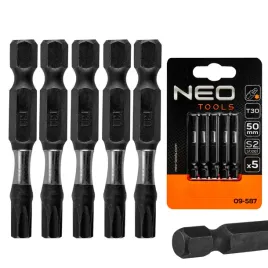 neo-tools-bity-udarowe-s2-50mm-t30-do-wkretarek-1-4-5szt-09-587