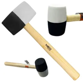 neo-mlotek-gumowy-63-mm-680-g-czarno-biala-guma-drewniany-trzonek-25-068