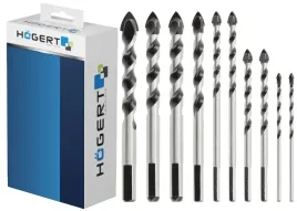 hogert-zestaw-wiertel-uniwersalnych-10-szt-ht6d192-do-drewna-metalu-betonu
