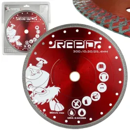 tarcza-diamentowa-300x10x30-254-mm-rapid-silent-cut-red-m08712