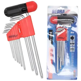 dedra-zestaw-kluczy-torx-imbusowe-crv-215mm-9szt-szesciokatne-t10-t50-0654