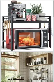 nete-regal-na-kuchenke-mikrofalowaz-haczykami-czarny