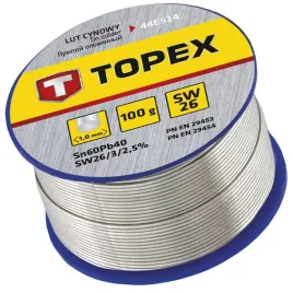 topex-lut-cynowy-60percent-sn-drut-1-0mm-100g-topnik-spoiwo-lutownicze-44e514