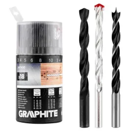 graphite-zestaw-18el-wiertel-do-metalu-drewna-cegly-3-4-5-6-8-10-mm