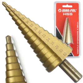 wiertlo-stopniowe-stozkowe-tytanowe-4-32mm-mar-pol-m22327