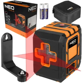 neo-laser-krzyzowy-samopoziomujacy-20m-etui-uchwyt-poziomic-czerwony-75-142
