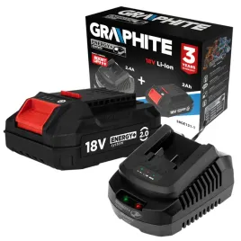 graphite-zestaw-akumulator-2ah-bateria-li-ion-58ge131-1-ladowarka-energy