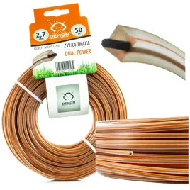 zylka-tnaca-2-7mm-50m-kwadrat-zbrojona-dual-power-do-kos-podkaszarek-demon
