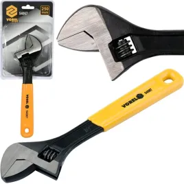 vorel-klucz-nastawny-250mm-gumowany-uchwyt-stal-weglowa-54067