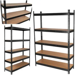 geko-regal-magazynowy-metalowy-czarny-180x40x120cm-280kg-wzmocniony-g10868